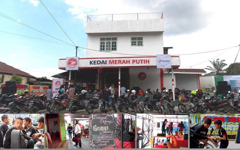 Peresmian Kedai Merah Putih