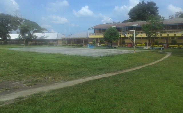Lapangan SMA HKBP Jalan Gereja.