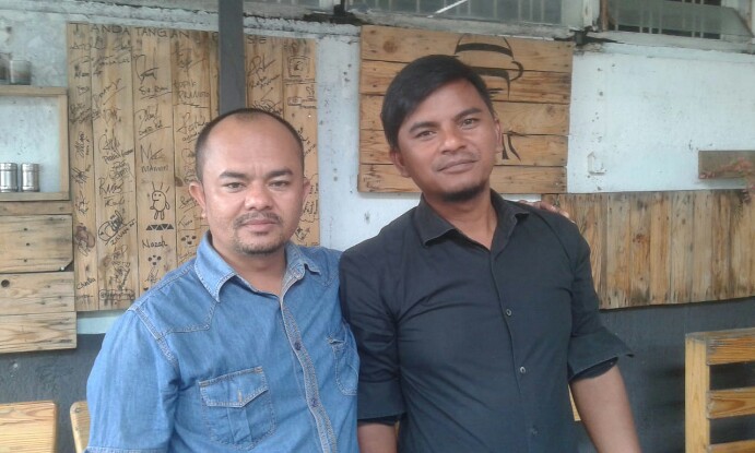 (Kiri) Juned Boang Manalu, Humas Panitia Siantar Ramadhan Fair 2019.