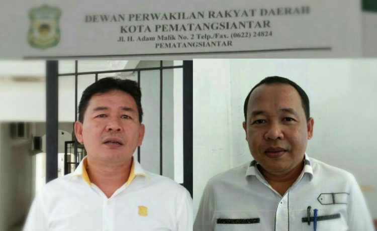 (Kiri) Mangatas Silalahi, (kanan) Timbul Lingga.