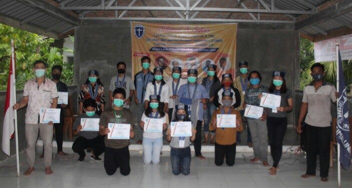 Foto bersama kader GMKI Siantar - Simalungun Peserta LDK tahun 2020.