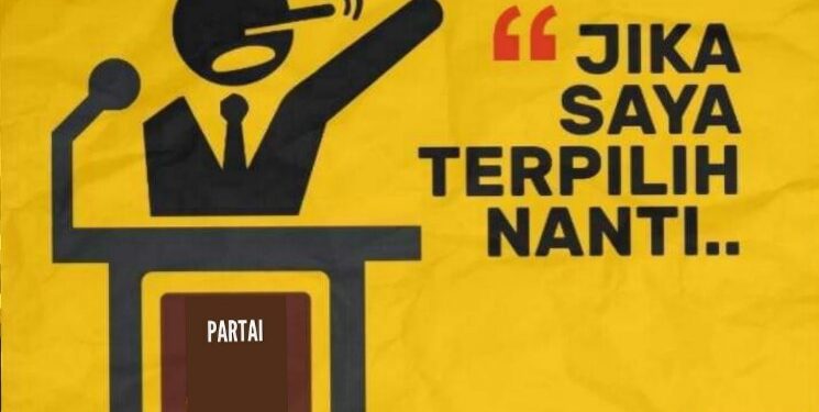 Salah satu poster digital kreasi pendukung Kotak Kosong yang tersebar di media sosial.