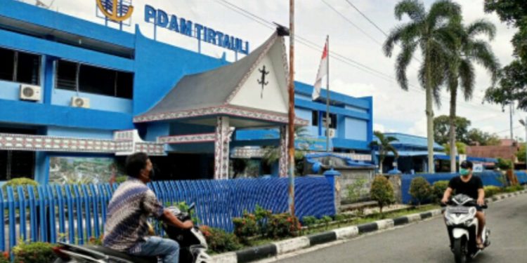 Kantor PDAM Tirtauli di Jalan Porsea nomor 2, Pematangsiantar. (isiantar/nda).