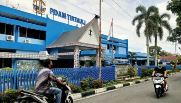 Kantor PDAM Tirtauli di Jalan Porsea nomor 2, Pematangsiantar. (isiantar/nda).