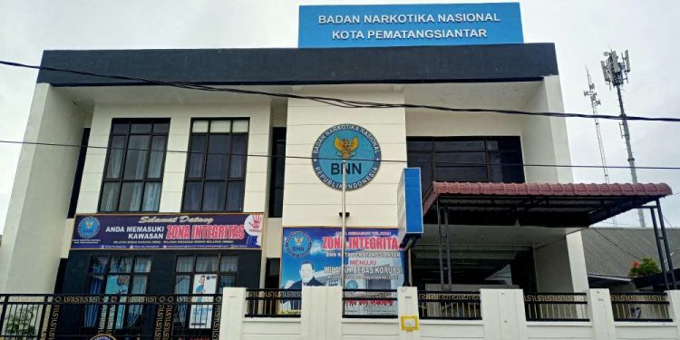 Gedung BNNK Pematangsiantar di Jalan Keselamatan No. 12, Siantar Utara. (isiantar/nda).