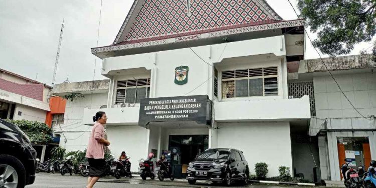 Gedung kantor BPKD Kota Pematangsiantar. (isiantar/nda).