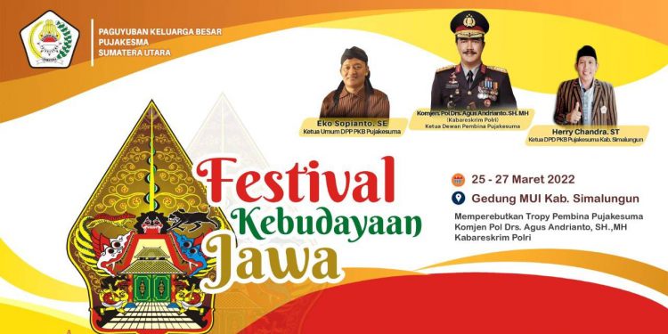 Poster acara Festival Kebudayaan Jawa.