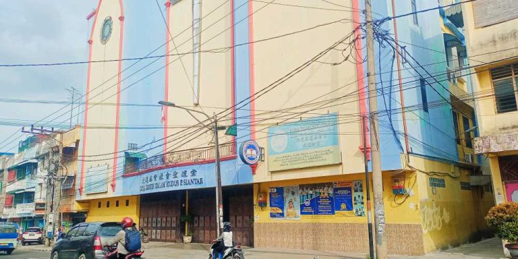 Gedung Kantor Yayasan Kalam Kudus Kota Pematang Siantar di Jalan Merdeka. (isiantar/nda).