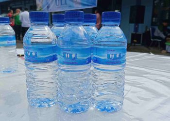 Produk air mineral dalam kemasan Uli yang diproduksi oleh Perumda Tirtauli Kota Pematang Siantar. (isiantar/nda).