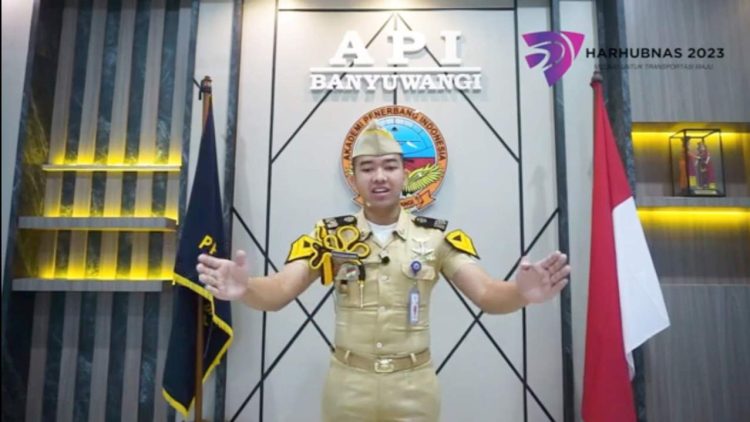 Marasyauqi Hariri Simanjuntak saat menyampaikan pidatonya.