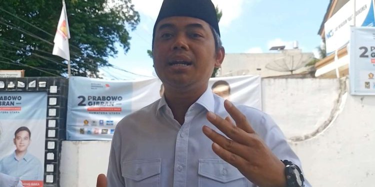 Ketua DPC Partai Gerindra Kota Pematangsiantar, Gusmiyadi. (isiantar/nda)